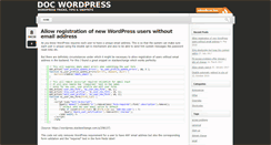 Desktop Screenshot of docwordpress.com